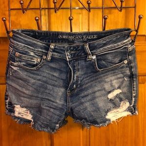 American Eagle Midi Jean Shorts